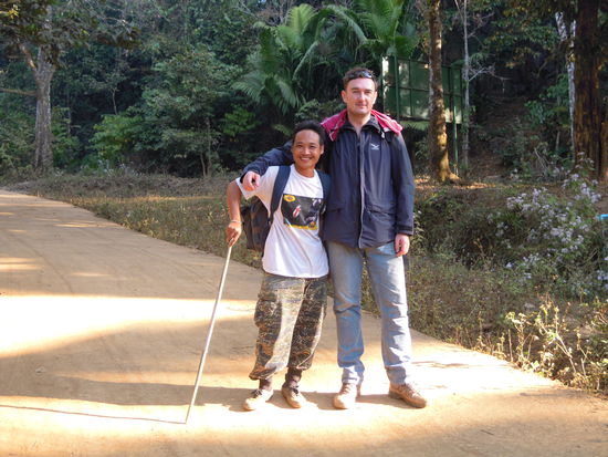 Nawey unser Guide (der Linke)