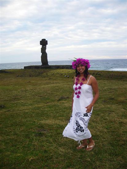 eine typische Polynesierin