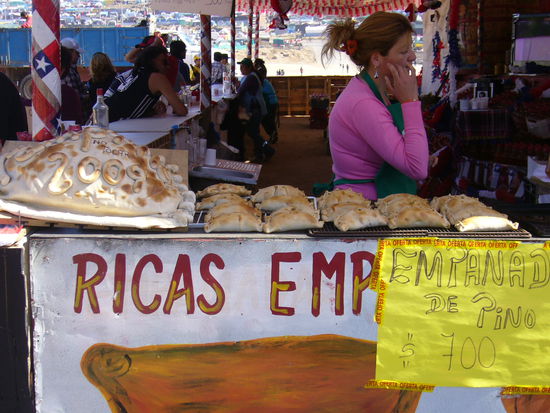 Ein Empanadas Stand