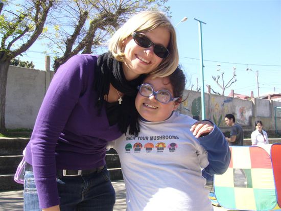 Karina und ich  Voll süß die kleine, aber das weiß sie auch auszunutzen..