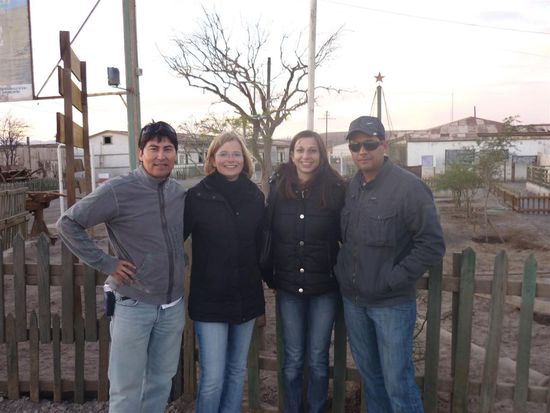 Vor der Geisterstadt Humberstone