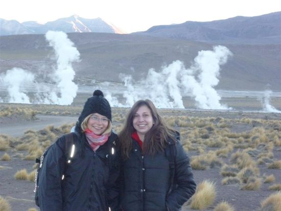 Man sieht, dass ich viele Lagen an hatte