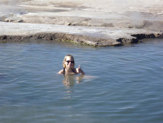 Das Wasser war echt schön warm