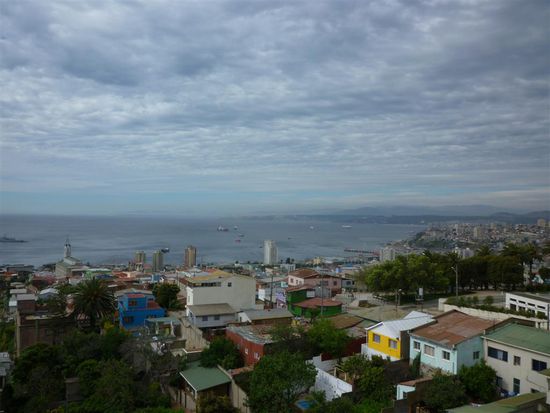 Der Ausblick aus seinem Haus