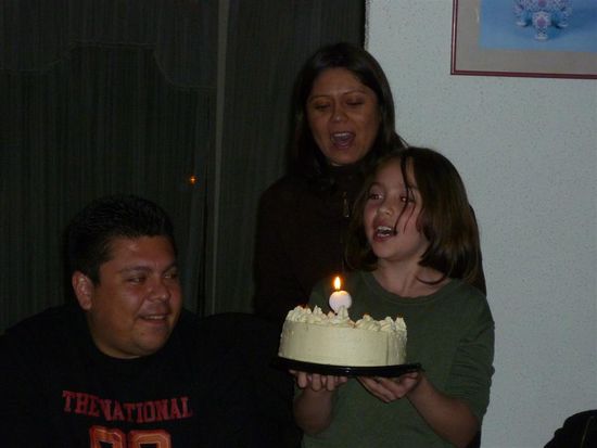 Mein Gastbruder Javier, sein Schwester Marcela aus Santiago und die Tochter der anderen Schwester