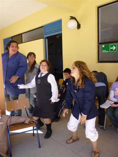 In der Pause wird immer gerne getanzt 