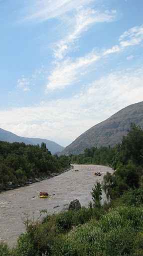 Fluss Maipo