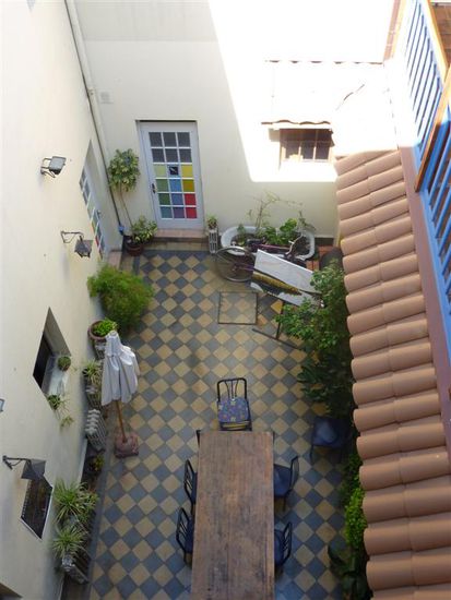 Der Innenhof unseres Hostels, echt nett!