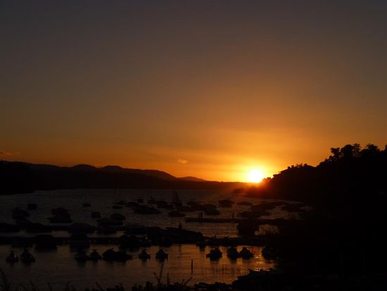 Sonnenuntergang am Lago Villarica