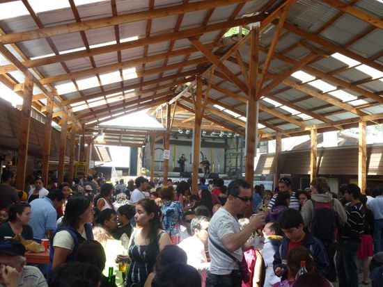 Dort war mächtig was los