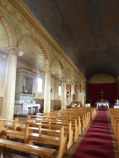 Die Decke der Kirche zierten Sterne