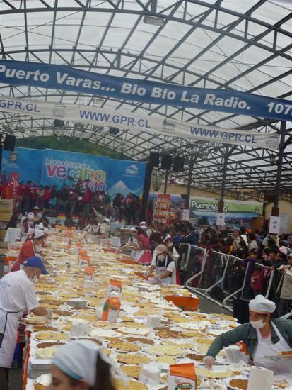 Tag des Kuchens in Puerto Varas