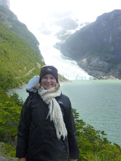 Der Serrano Gletscher, zu dem wir hingeandert sind.