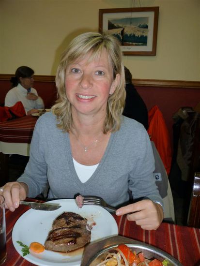 Mamas erstes (und nicht letztes) Steak in Argentinien