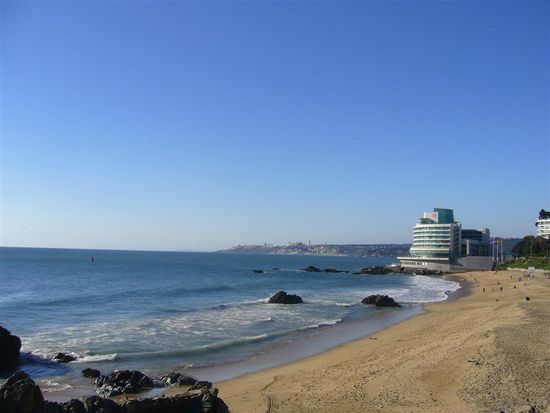 Zu dem Strand lauf ich keine 20 MInuten 