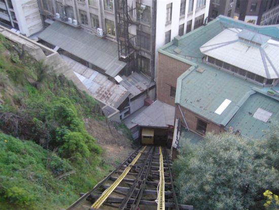 Blick aus dem Aufzug!