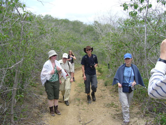 Pre-Praktikumsgruppe im Machalilla Nationalpark