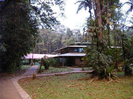das Labor von La Selva,...im Hintergrund die Bibliothek