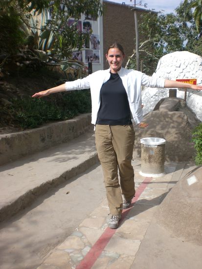 Balancieren auf dem Aequator...