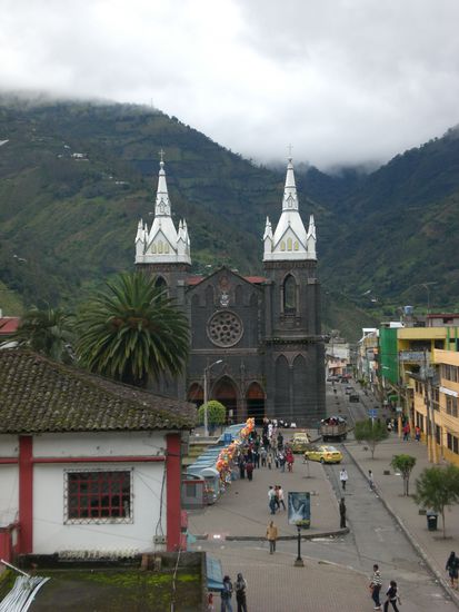 Ausblick vom Dach unseres Hostels