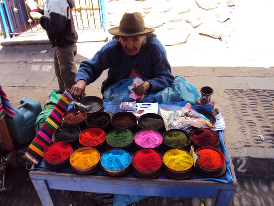 Marktfrau in Pisac