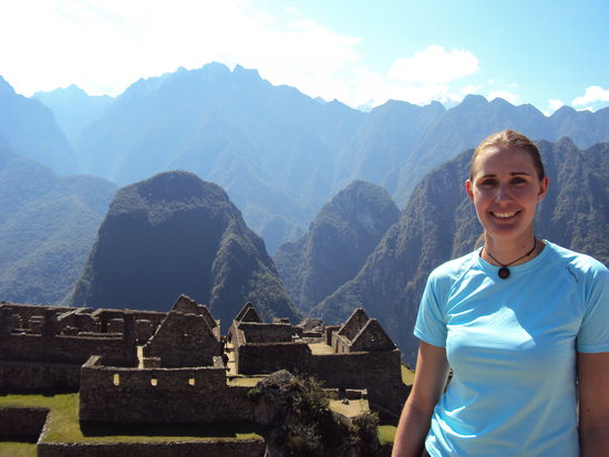 Ich auf dem Machu Picchu