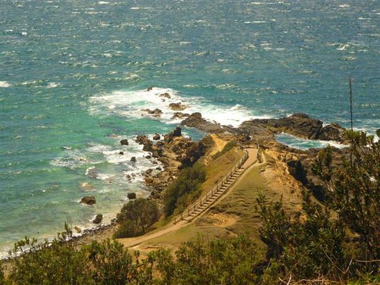 das ist der östlichste punkt des australischen festlandes! und da waren wir