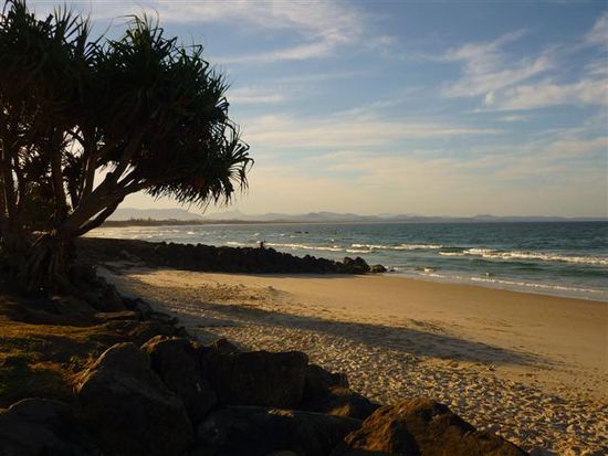 abendstimmung am strand