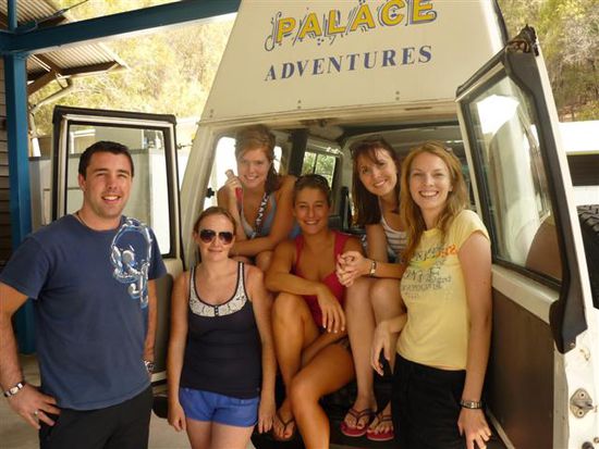 unsere gruppe, von links connor, eimear, carina, ich, celine und kristin. stephen hat das foto gemacht^^