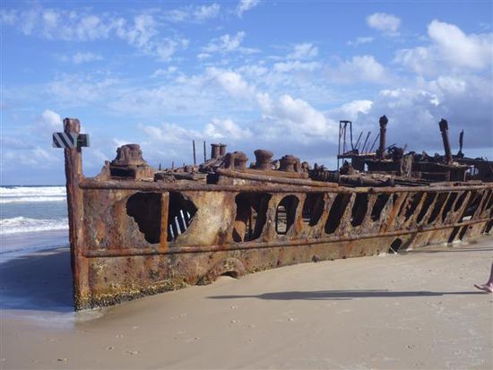 das beruehmte moreno shipwreck