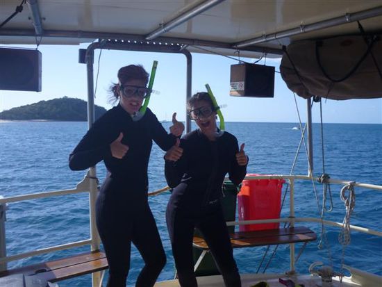 yeah, snorkelling! wir sind bereit