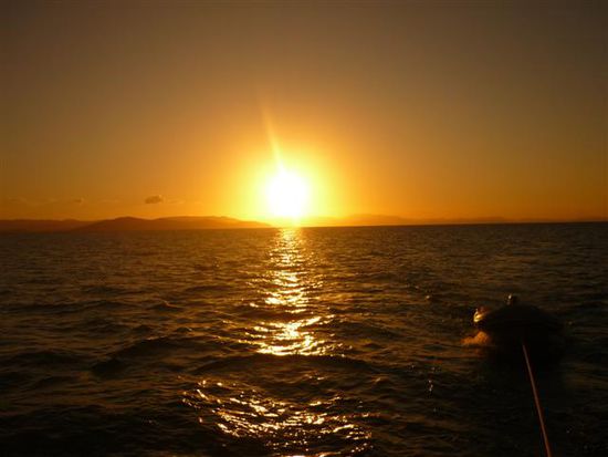 sunset...