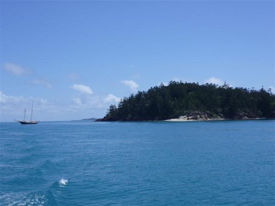 auf dem weg zum whitehaven beach...