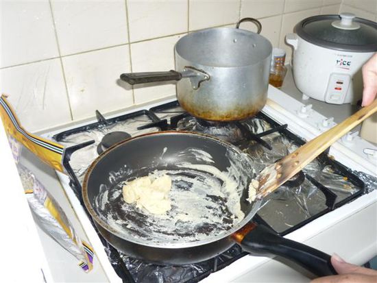 ja, so sehen fertigmischungpancakes bei uns aus