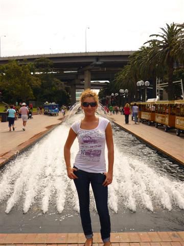 auf dem weg nach darling harbour