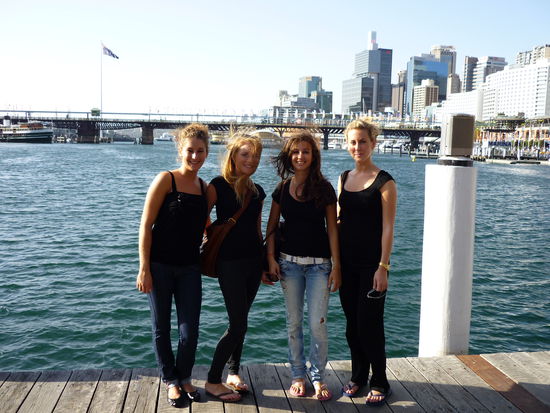 die zwei netten maedels aus koeln isabell und pia, die wir beim arbeiten kennengelernt haben