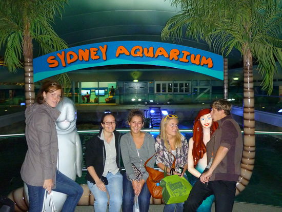 carina, sandra, ich, meike, die meerjungfrau und timo