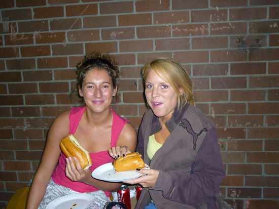 BBQ am arbeitsplatz, lecker, lecker...