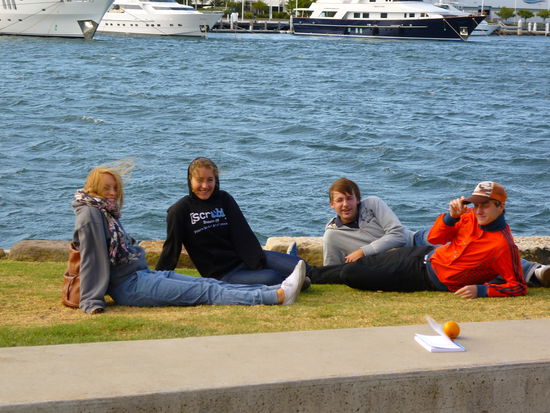 meike, ich, rouven und timo