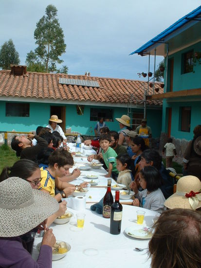 und so sieht es dann aus, wenn (fast) alle zusammen sitzen