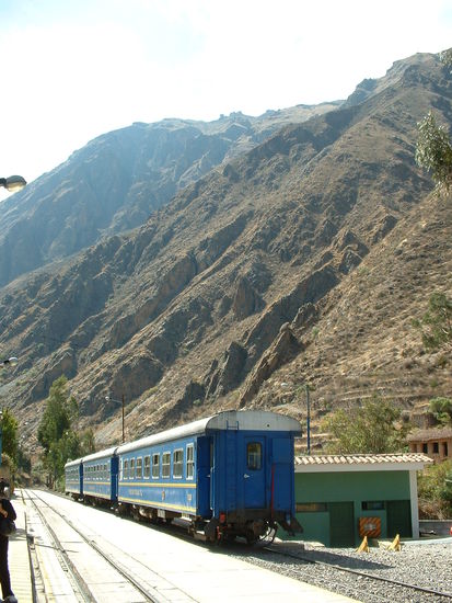 Bahnhof von Ollantayambo