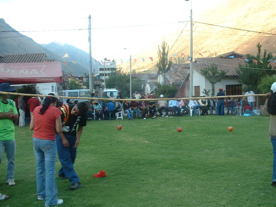 Am Abend dann gab es lustige Spiele für die Kleinen...