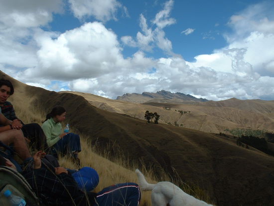 auf ca. 3/4 Höhe - Esspause