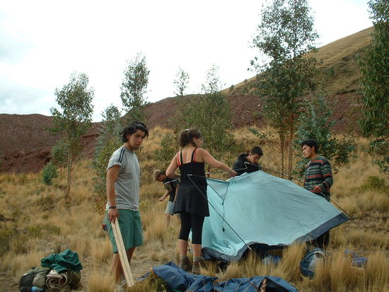 an unserem Schlafplatz angekommen...