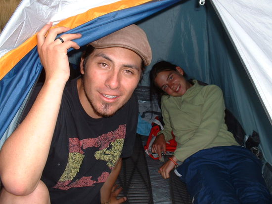 Piero und Noémie, ein Mädel aus Luxemburg, das ich hier kennen gelernt habe