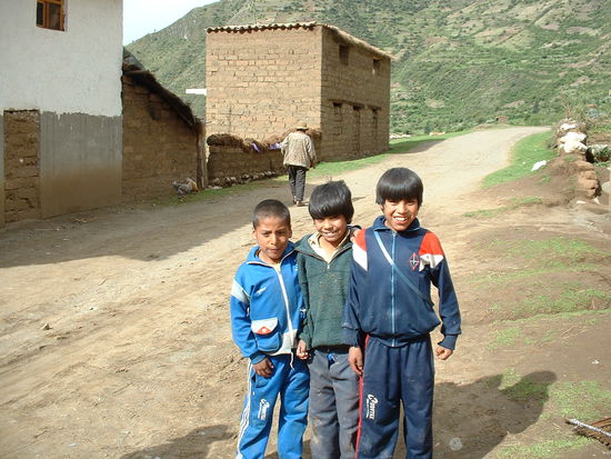 Die Kids haben sich darum gerissen als Fotomodell zu fungieren