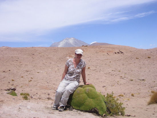 ich und ein lustiges Moosgebilde