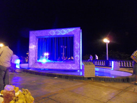 Brunnen an der Strandpromenade