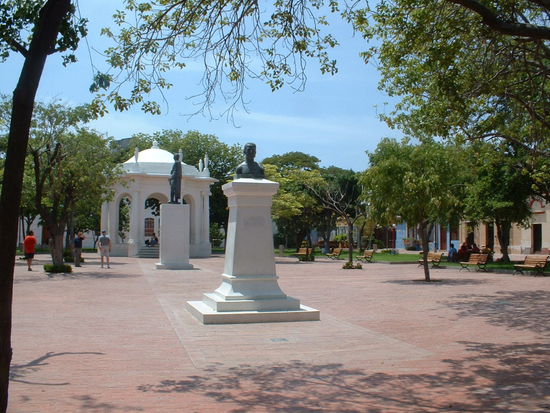 Die huebsche Altstadt von Santa Marta