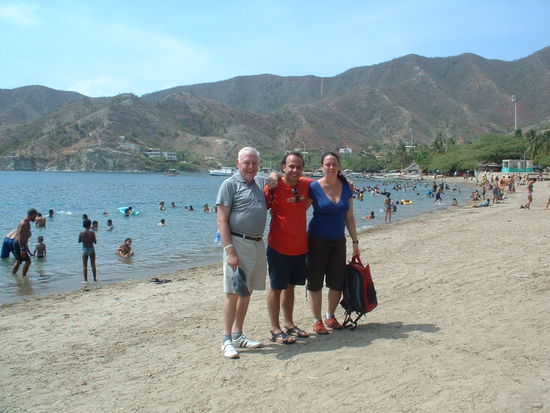 Der strand war ziemlich voll und auch leider nicht so sauber